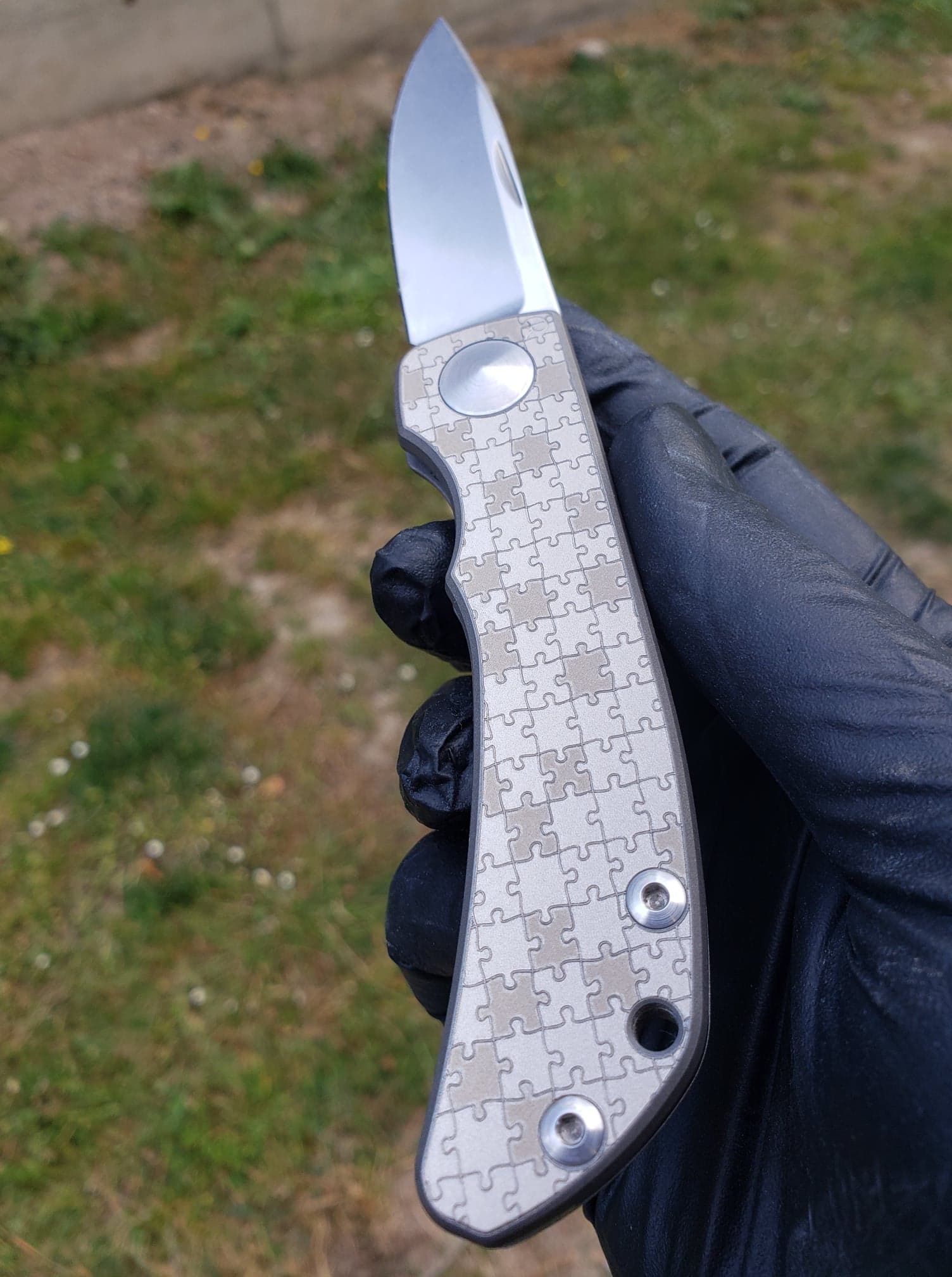 Laser Engraved Knife