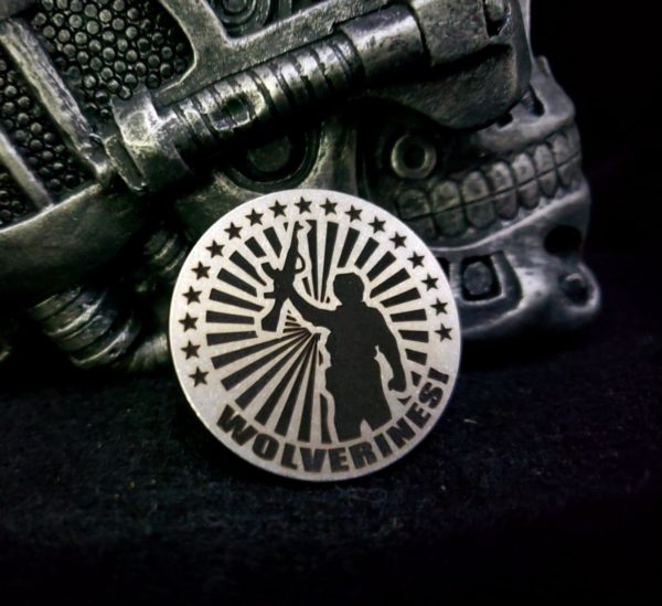 laser engraved coin