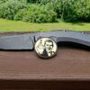 I Hate People - Middle Finger - 40mm - Brushed Brass - EDC Coin - Adult Humor