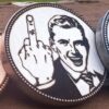 I Hate People - Middle Finger - 40mm - Brushed Stainless Steel - EDC Coin - Adult Humor