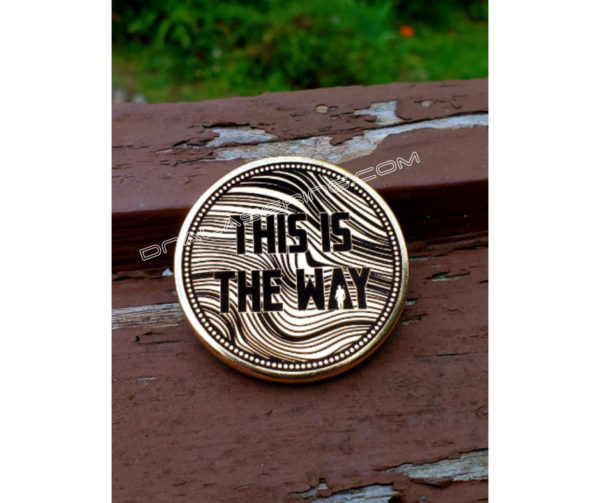 Beskar Ingot - This is the Way - 47mm Brass Coin