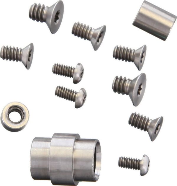 Spyderco PM2 TI - Snake Skin - Reptile Pattern - Deep Engraved Titanium PM2 Knife Scales - EDC Gear - Knife & Hardware Optional