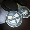 WU-TANG - Laser Engraved Brass Coin - Polished and Aged