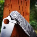 Spyderco PM2 - Beskar Ingot - Deep Laser Engraved -  PM2 Titanium Knife Scales - EDC Gear - Knife & Hardware Optional - Image 3