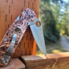 Spyderco PM2 - Kraken VS Pirate Ship Design - Deep Laser Engraved Copper Knife Scales - EDC Gear - Hardware & Knife Install Options