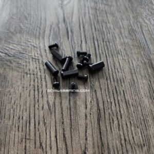 Replacement Hardware Kit for Spyderco Endela - Stainless Steel - Black Finish - EDC Gear