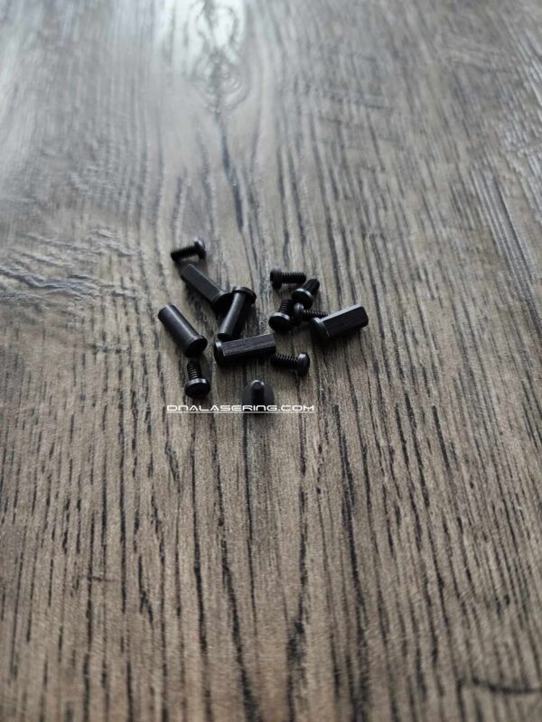 Replacement Hardware Kit for Spyderco Endela - Stainless Steel - Black Finish - EDC Gear