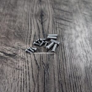 Replacement Hardware Kit for Spyderco Endela - Stainless Steel - Satin Finish - EDC Gear