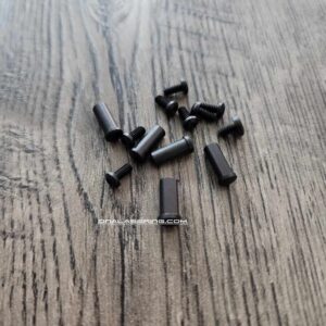 Replacement Hardware Kit for Spyderco Endura - Stainless Steel - Black Finish - EDC Gear