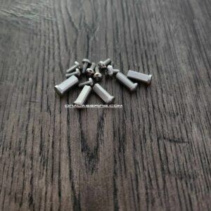 Replacement Hardware Kit for Spyderco Endura - Stainless Steel - Satin Finish - EDC Gear