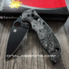Spyderco Manix 2 - Kraken VS Pirate Ship - Deep Fiber Laser Engraved Titanium Scales – Flytanium Gear - SCALES ONLY