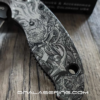 Spyderco Manix 2 - Kraken VS Pirate Ship - Deep Fiber Laser Engraved Titanium Scales – Flytanium Gear - SCALES ONLY