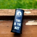 This is the Way - Mandalorian - Double Sided - Fiber Laser Engraved - Matte Black BIC Lighter Case