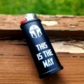 This is the Way - Mandalorian - Double Sided - Fiber Laser Engraved - Matte Black BIC Lighter Case - Image 3