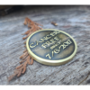 Fuck Cancer - Custom - Laser Engraved Brass Coin - Polished and Aged Finish