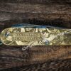 Victorinox Cadet - Customizable - NEW Relief Engraving Style - Brass Copper or Titanium Scales - Deep Laser Engraved Leaf Scroll - NIB - EDC