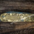 Victorinox Cadet - Customizable - NEW Relief Engraving Style - Brass Copper or Titanium Scales - Deep Laser Engraved Leaf Scroll - NIB - EDC - Image 2