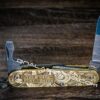 Victorinox Cadet - Customizable - NEW Relief Engraving Style - Brass Copper or Titanium Scales - Deep Laser Engraved Leaf Scroll - NIB - EDC