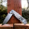 Ruike P801 - Beskar Ingot - Mandalorian - Fiber Laser Deep Engraved - EDC Knife - NIB