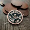Goonies Doubloon - Deep Laser Engraved Copper Coin - with Shipwreck Patina