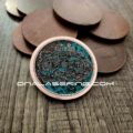 Goonies Doubloon - Deep Laser Engraved Copper Coin - with Shipwreck Patina - Image 2