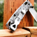 LynchNW Benchmade - Anchor - Deep Laser Engraved Titanium - Deep Carry Pocket Clip - Emerson - Protech - Blacksmith, Sandwash, or Satin Finish - Image 2
