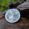 Kraken VS Pirate Ship - Deep Laser Engraved Titanium Coin - Polished Finish