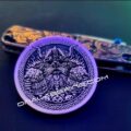 Viking - Odin - Norse God - Deep Laser Engraved Copper Coin - Polished and Aged Finish - Image 2