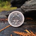 Viking - Odin - Norse God - Deep Laser Engraved Copper Coin - Polished and Aged Finish - Image 4