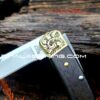 Buck 110 - Leaf Scroll - NEW Relief Engraving - Fiber Laser Deep Engraved - EDC Knife - NIB