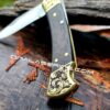 Buck 110 - Leaf Scroll - NEW Relief Engraving - Fiber Laser Deep Engraved - EDC Knife - NIB