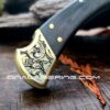 Buck 110 - Leaf Scroll - NEW Relief Engraving - Fiber Laser Deep Engraved - EDC Knife - NIB