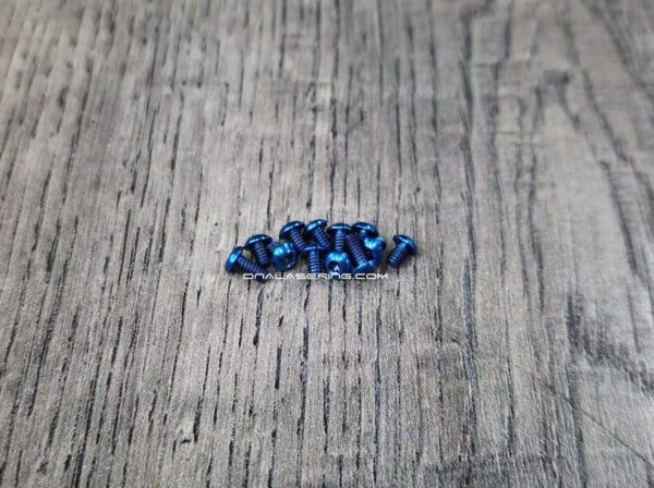 Benchmade Titanium Screw Set - Bugout 535 - Mini Bugout 533 - Anodized Titanium Screws - 6 Ano Colors - Flytanium Gear