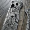 Benchmade Bugout - Japanese Warrior - Samurai Skulls - Deep Laser Engraved Titanium Scales - EDC Gear *Scales Only*