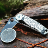 Spyderco PM2 - Boondock Saints - Fiber Laser Deep Engraved - Titanium Knife Scales - EDC Gear - Knife & Hardware Optional