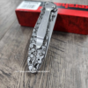 Kershaw Leek Framelock - Detailed Leaf Scroll - Deep Fiber Laser Engraving - EDC Knife - NIB