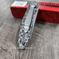 Kershaw Leek Framelock - Detailed Leaf Scroll - Deep Fiber Laser Engraving - EDC Knife - NIB - Image 3