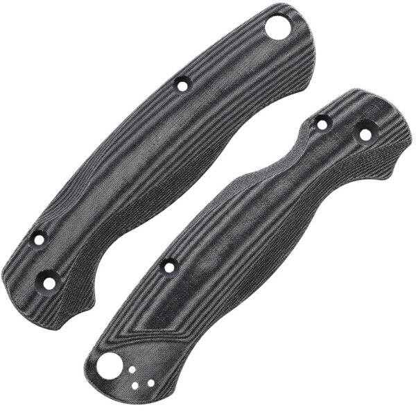 Spyderco PM2 Lotus Scales - Black Linen Micarta - Flytanium Gear