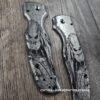 Spyderco Shaman - Predator / Alien - Deep Laser Engraved Titanium Scales - EDC Gear *Scales Only*