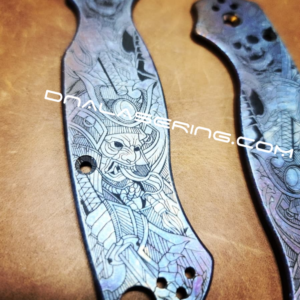 Spyderco PM2 Lotus Scales - G10 - Blue, Black, Red, & Orange Color Options - Flytanium Gear