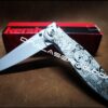 Kershaw Leek Framelock - Bodyguard - Japanese Guard - Samurai - Deep Fiber Laser Engraving - EDC Knife - NIB