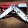 Kershaw Leek Framelock - Viking Runes - Nordic Design - Deep Fiber Laser Engraving - EDC Knife - NIB