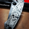 Spyderco PM2 - The Undying - Engraved PM2 Titanium Knife Scales - Paramilitary 2 - EDC Gear - Hardware & Knife Install Options