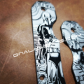 Spyderco Smock - Boba Fett - Beskar Ingot - Fiber Laser Engraved - Titanium Scales - EDC Gear *Scales Only* - Image 2