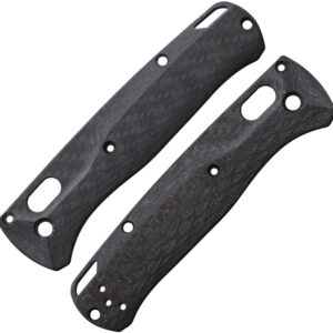 Benchmade Bugout Crossfade - Carbon Fiber Scales - Black Basket Weave - Flytanium Gear