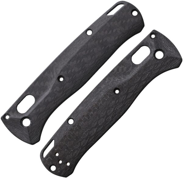 Benchmade Bugout Crossfade - Carbon Fiber Scales - Black Basket Weave - Flytanium Gear
