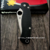 Spyderco PM2 - Carbon Fiber Scales - Black Basket Weave - Flytanium Gear