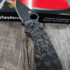 Spyderco PM2 – Damascus Pattern – Carbon Fiber Paramilitary 2 Knife Scales – EDC Gear - Optional Hardware & Knife Install