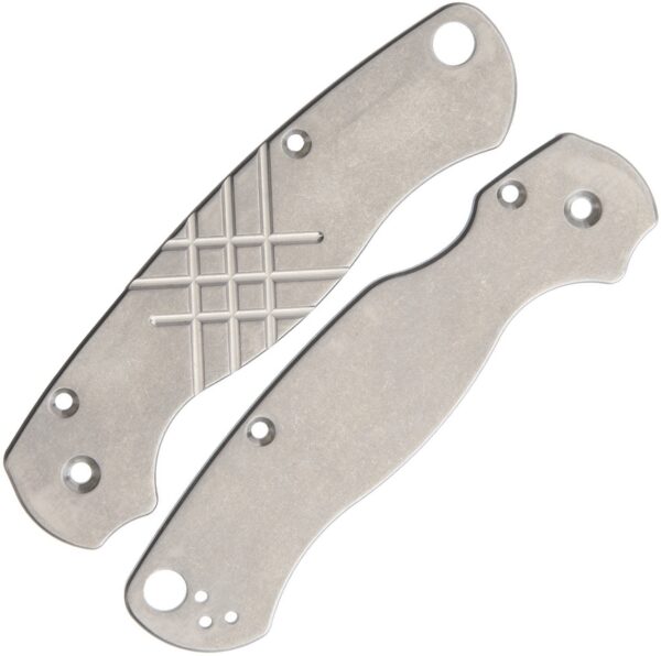 Spyderco PM2 - Groove Titanium Scales - Flytanium Gear