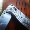 Benchmade Bugout TI - Maori Tattoo - Tamoko - Deep Laser Engraved Titanium Scales - EDC Gear *Scales Only*